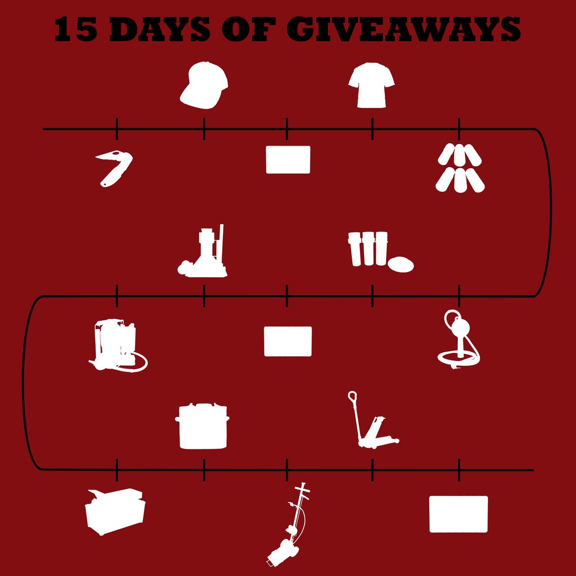 15 Giveaways Graphic